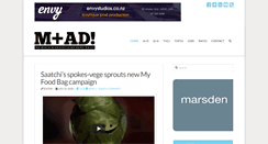 Desktop Screenshot of mad-daily.com