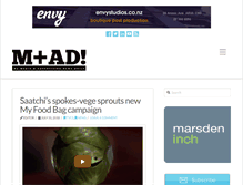 Tablet Screenshot of mad-daily.com